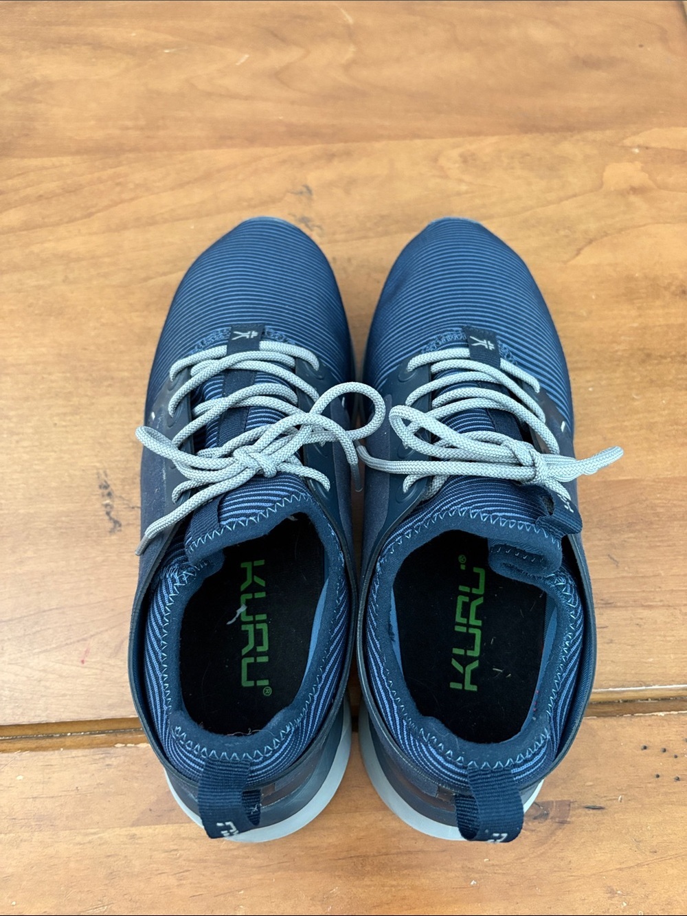 Kuru Atom Men's Navy Athletic Lace-Up Sneakers Size 11 Wide - Picture 9 of 11